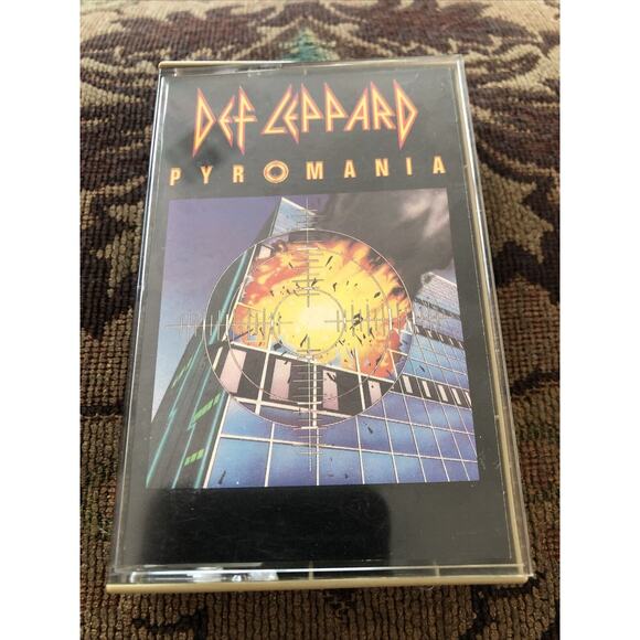 VTG Def Leppard Pyromania Cassette Tape Mercury 1983 In PDI Case EUC - Picture 4 of 4